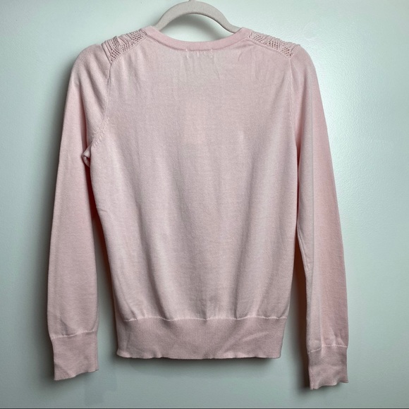 New small Charter Club pale pink cardigan sweater - Picture 2 of 7